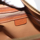 CELINE Macadam Canvas Hand Bag PVC Leather Brown Gold Auth mr2020-19