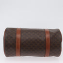 CELINE Macadam Canvas Hand Bag PVC Leather Brown Gold Auth mr2020-5