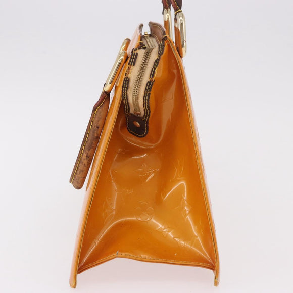 LOUIS VUITTON Monogram Vernis Forsyth Handtas Geel M91112 LV Auth mr2024