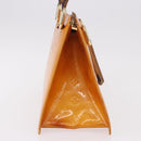 LOUIS VUITTON Monogram Vernis Forsyth Handtas Geel M91112 LV Auth mr2024-6