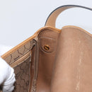 Christian Dior Honeycomb Canvas Shoulder Bag PVC Beige Gold Auth mr2025-20