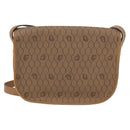 Christian Dior Honeycomb Canvas Shoulder Bag PVC Beige Gold Auth mr2025-2