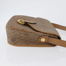 Christian Dior Honeycomb Canvas Shoulder Bag PVC Beige Gold Auth mr2025-3