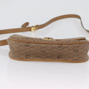 Christian Dior Honeycomb Canvas Shoulder Bag PVC Beige Gold Auth mr2025-5