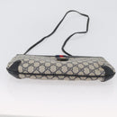 GUCCI GG Supreme Sherry Line Shoulder Bag PVC Navy Gold 904 02 026 Auth mr2029-5