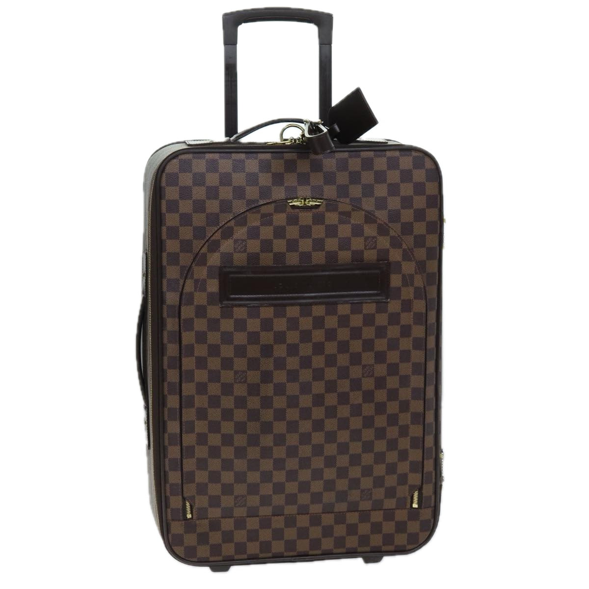 LOUIS VUITTON Damier Ebene Pegas 55 suitcase N23294 LV Auth mr204