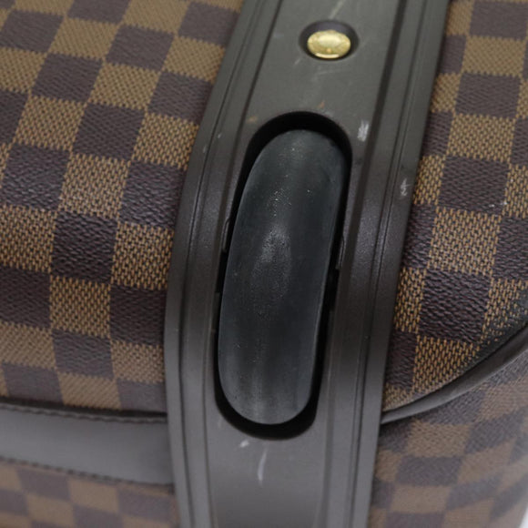 LOUIS VUITTON Damier Ebene Pegas 55 suitcase N23294 LV Auth mr204