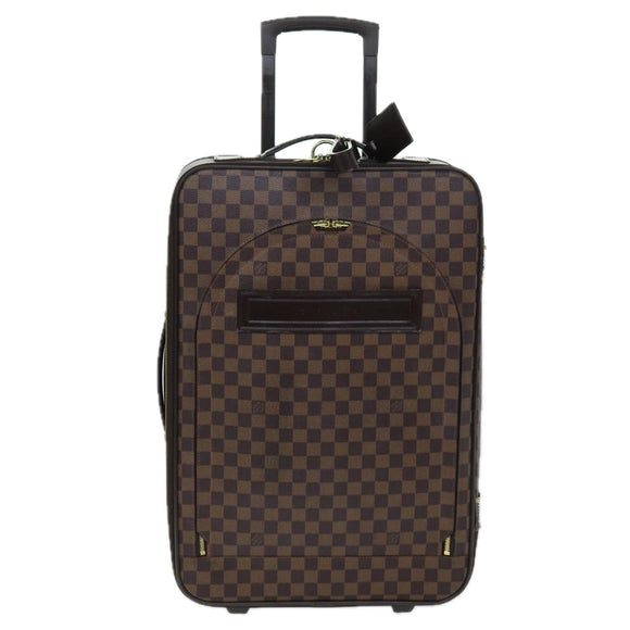 LOUIS VUITTON Damier Ebene Pegas 55 suitcase N23294 LV Auth mr204