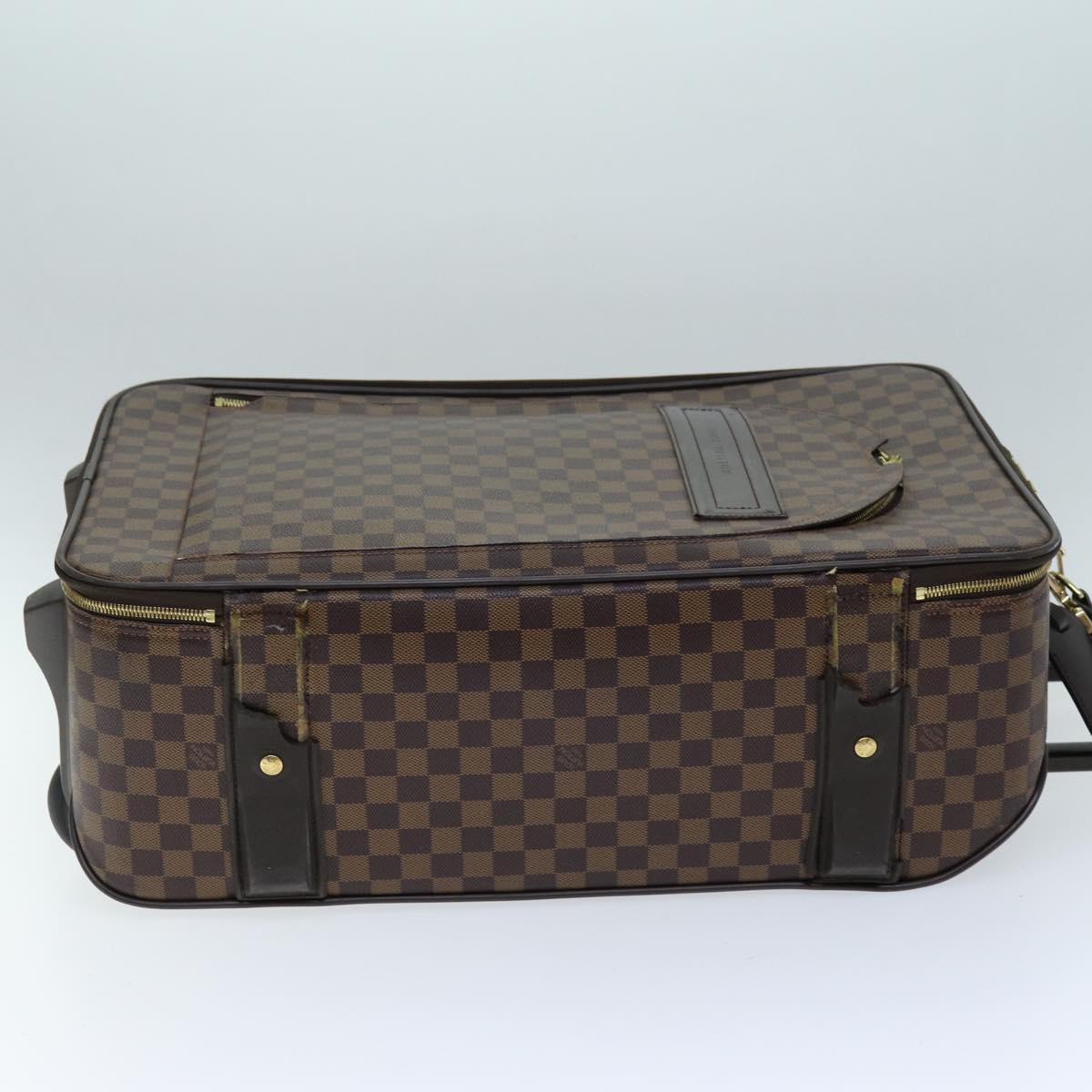 LOUIS VUITTON Damier Ebene Pegas 55 suitcase N23294 LV Auth mr204