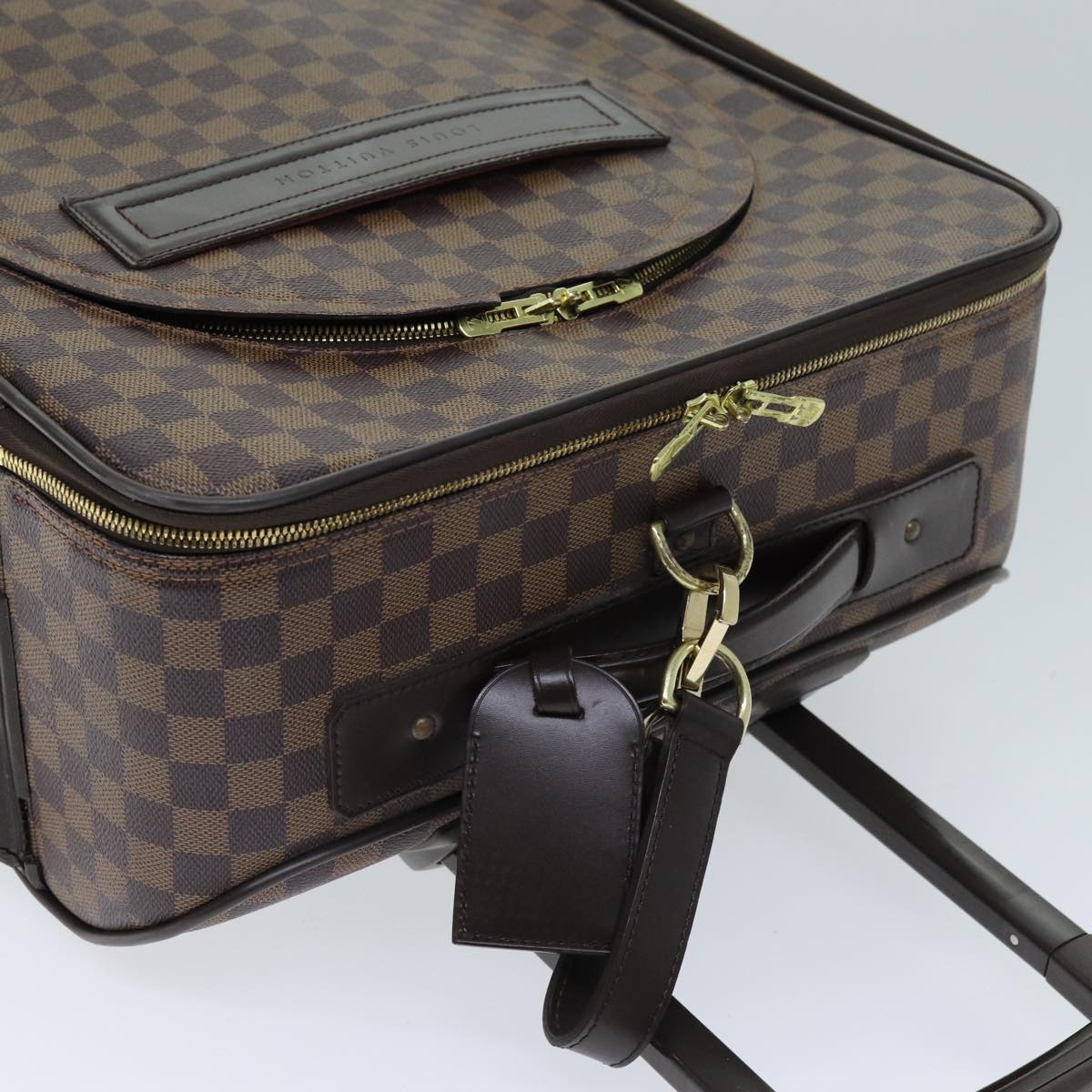 LOUIS VUITTON Damier Ebene Pegas 55 suitcase N23294 LV Auth mr204