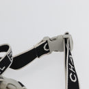 CHANEL Waist bag Canvas Black Silver CC Auth mr2042-9