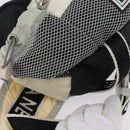 CHANEL Waist bag Canvas Black Silver CC Auth mr2042-15