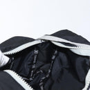 CHANEL Waist bag Canvas Black Silver CC Auth mr2042-22