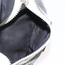 CHANEL Waist bag Canvas Black Silver CC Auth mr2042-23