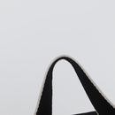 CHANEL Waist bag Canvas Black Silver CC Auth mr2042-14