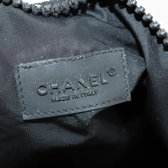 CHANEL Shoulder Bag Vinyl White CC Auth mr2043