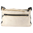 CHANEL Shoulder Bag Vinyl White CC Auth mr2043-3