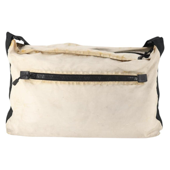 CHANEL Shoulder Bag Vinyl White CC Auth mr2043