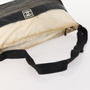 CHANEL Shoulder Bag Vinyl White CC Auth mr2043-7