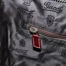 GUCCI Shoulder Bag Leather Bordeaux Silver 189678 Auth mr2047-21