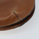 GUCCI Shoulder Bag Leather Brown Gold 409154 Auth mr2049-12