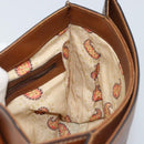 GUCCI Shoulder Bag Leather Brown Gold 409154 Auth mr2049-19