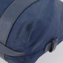 PRADA Hand Bag Nylon Blue Silver Auth mr2051-15