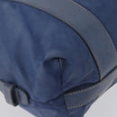 PRADA Hand Bag Nylon Blue Silver Auth mr2051-16