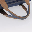 PRADA Hand Bag Nylon Blue Silver Auth mr2051-7