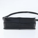 CELINE Hand Bag Leather 2way Black Gold Auth mr2055-5