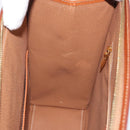 CELINE Macadam Canvas Hand Bag PVC Leather Brown Gold Auth mr2058-21