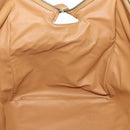 CELINE Macadam Canvas Boston Bag PVC Leather Brown Gold Auth mr2062-18