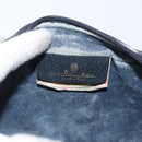 GUCCI GG Supreme Sherry Line Shoulder Bag PVC Navy Gold 120 02 004 Auth mr2064-10