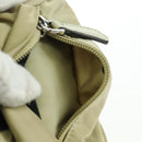 FENDI Fendines Umhängetasche Nylon Grün Silber Auth mr2067V-20
