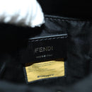 FENDI Fendines Umhängetasche Nylon Grün Silber Auth mr2067V-23