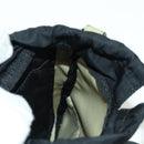 FENDI Fendines Umhängetasche Nylon Grün Silber Auth mr2067V-24