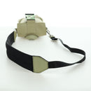 FENDI Fendines Umhängetasche Nylon Grün Silber Auth mr2067V-7