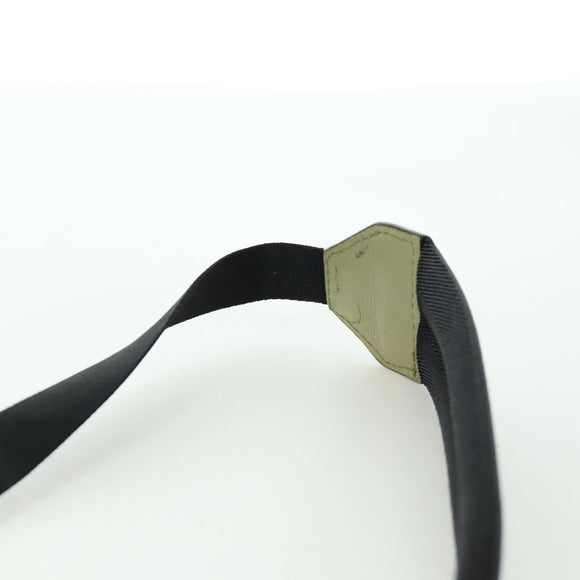 FENDI Fendines Umhängetasche Nylon Grün Silber Auth mr2067V
