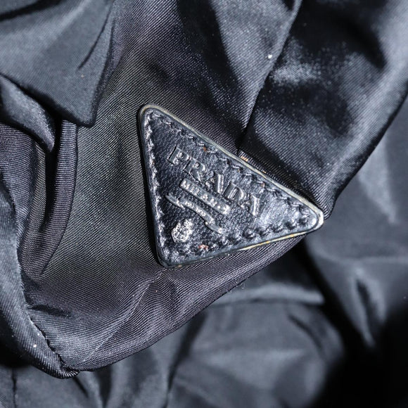 PRADA Hand Bag Nylon 2way Black Auth mr207