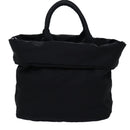 PRADA Hand Bag Nylon 2way Black Auth mr207-2