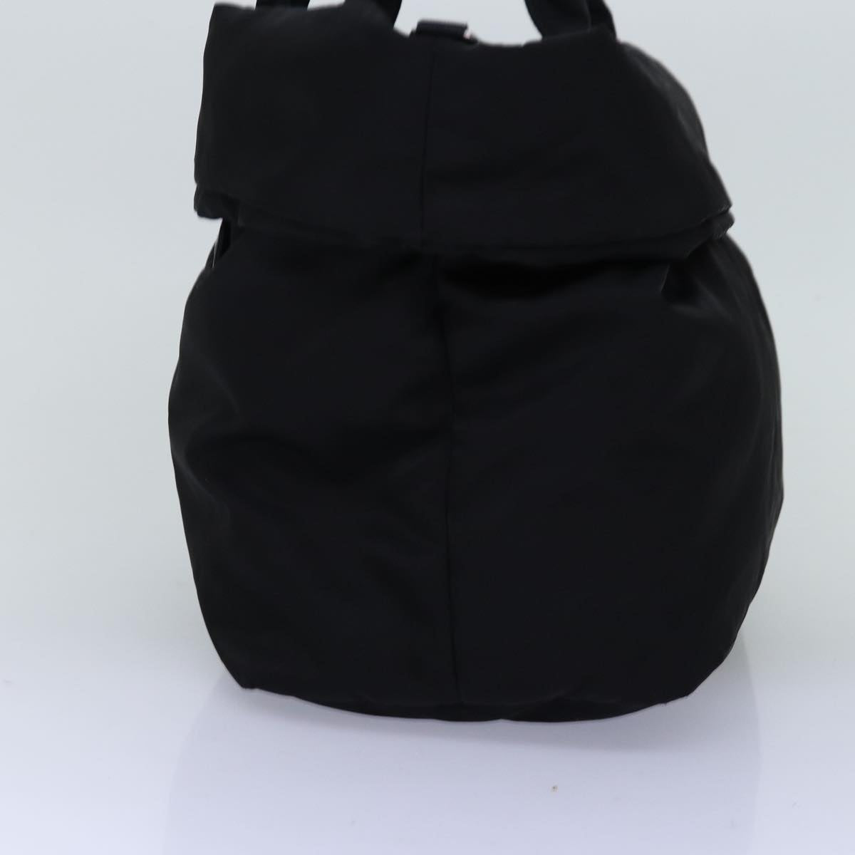 PRADA Hand Bag Nylon 2way Black Auth mr207