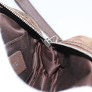 CHANEL New Travel Line Pouch Nylon Beige CC Auth mr2071-18