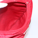 PRADA Shoulder Bag Nylon Red Silver Auth mr2077-20