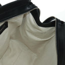 GUCCI GG Emboss Hand Bag PVC Black Gold Auth mr2079V-18