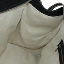 GUCCI GG Emboss Hand Bag PVC Black Gold Auth mr2079V-19