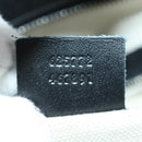 GUCCI GG Emboss Hand Bag PVC Black Gold Auth mr2079V-22