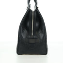 GUCCI GG Emboss Hand Bag PVC Black Gold Auth mr2079V-4
