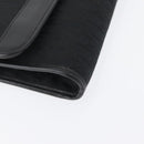 Christian Dior Trotter Canvas Chain Shoulder Bag Black Gold Auth mr2080-10