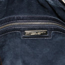 BOTTEGA VENETA INTRECCIATO Handtas Leer Zwart Goud Auth mr2087-20