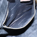BOTTEGA VENETA INTRECCIATO Hand Bag Leather Black Gold Auth mr2087-24